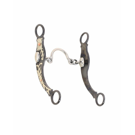 Aime Imports Cowboy Col Ported Chain Bit Sweet Iron Ported Chain Mouth