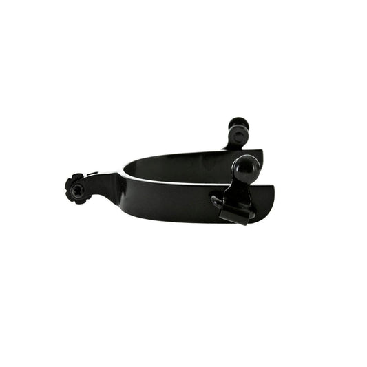Aime Imports Men's Roping Spurs- Black