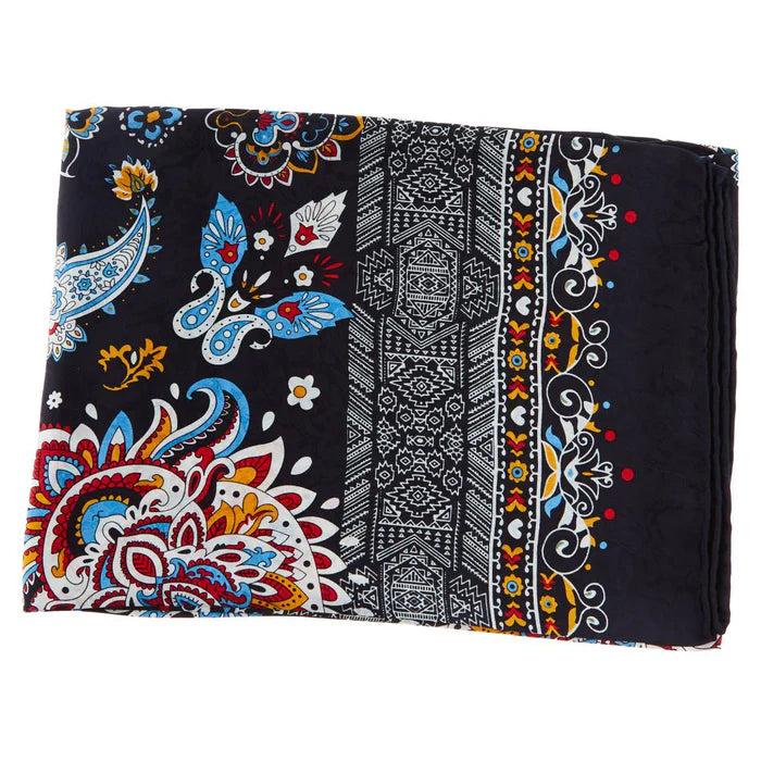 Wyoming Traders Paisley Silk Scarf- Kaleidoscope