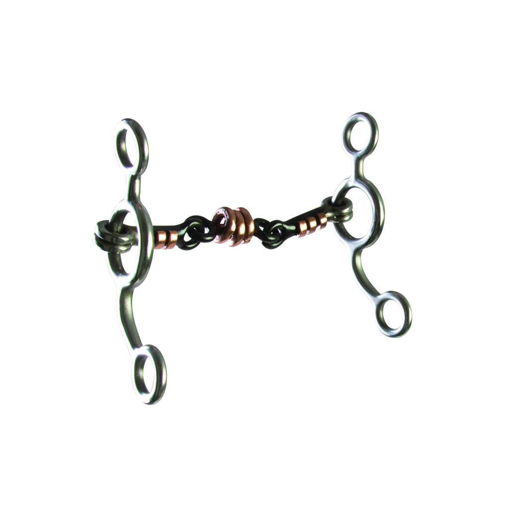 Aime Imports 5" 3 Piece Build Up Copper Stripe and Copper Rings Bit