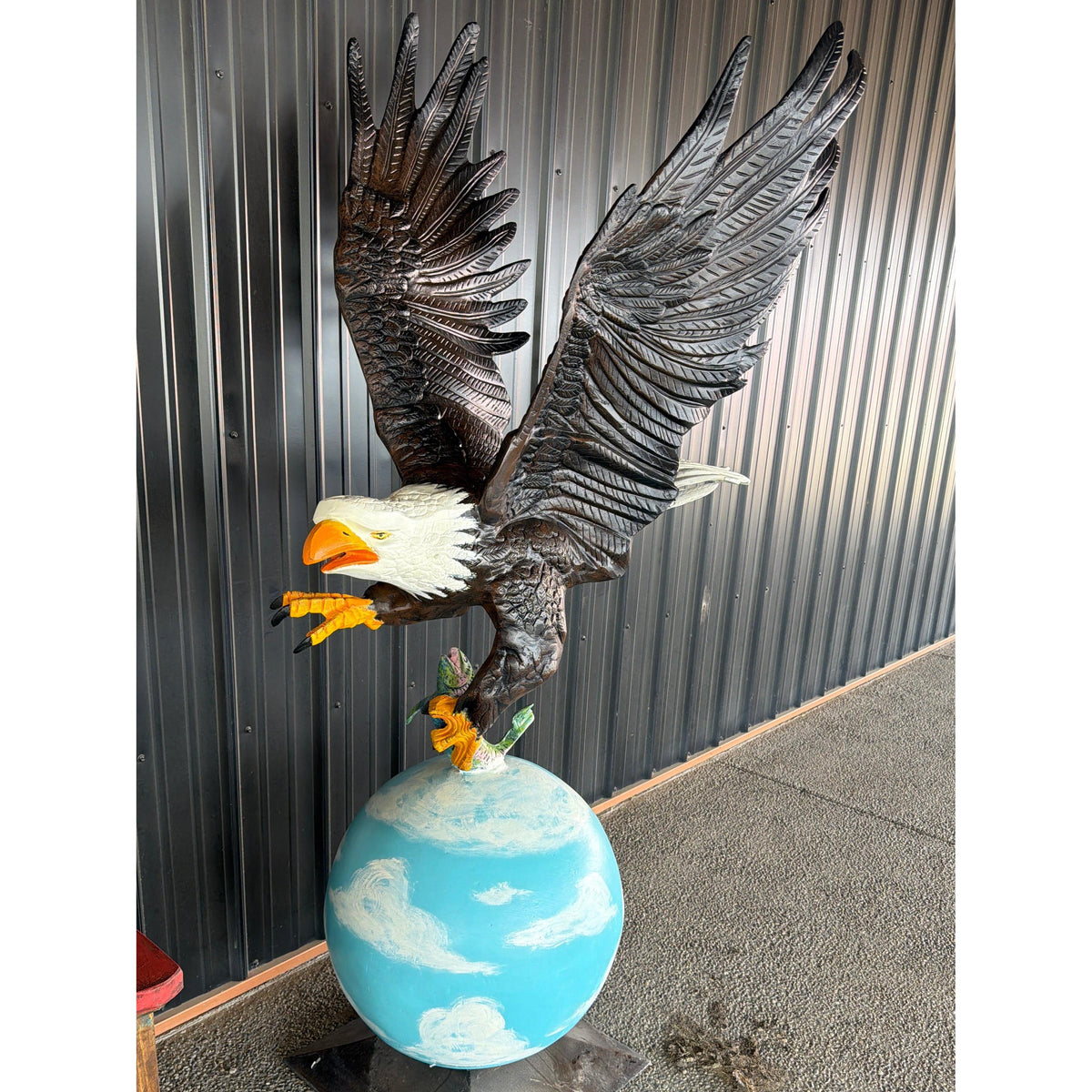 Eagle with fish