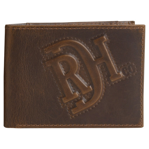 Red Dirt Hat Co Bifold Wallet Raised Pattern
