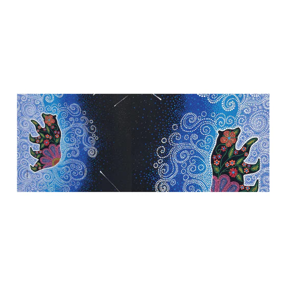Kim McDonough Celestial Bear Eco Scarf-Blue