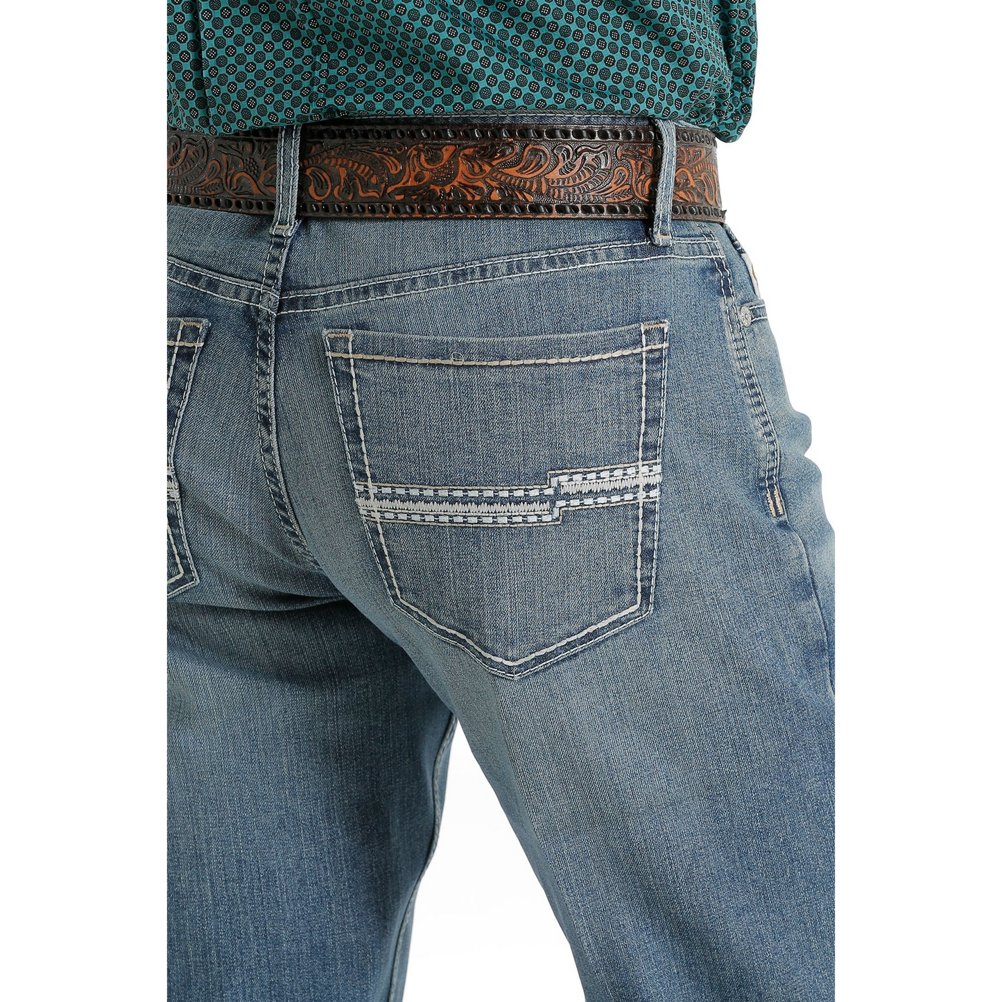 Cinch Men's Slim Fit Jesse Jeans - Light Stonewash