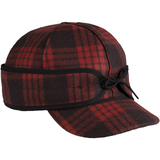 The Millie Kromer Cap Size 7 1/8 Black/Red Tartan