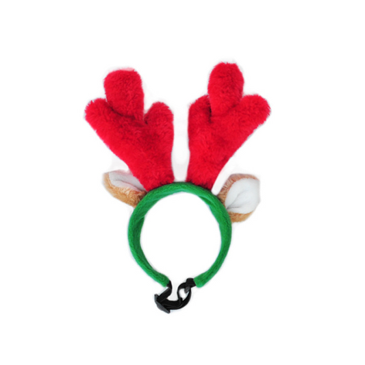 Zippy Paws Holiday Antlers Headband