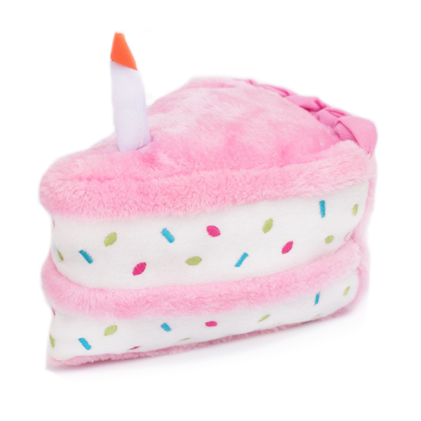 Zippy Paws Nom Nomz Birthday Cake Squeaker Toy