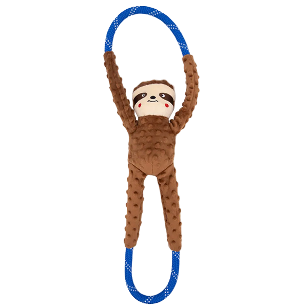 Zippy Paws RopeTugz Sloth