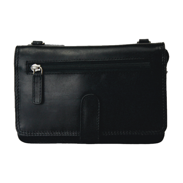 Rugged Earth Women's Leather Organizer Purse - Black - Irvine Tack & Western Wear