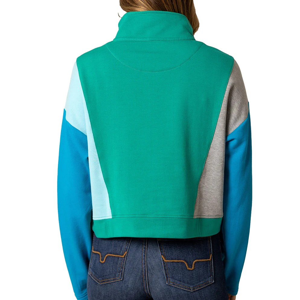 Kimes Women's Long Sleeve Cami 1/4 Zip Pullover- Multiple Colours