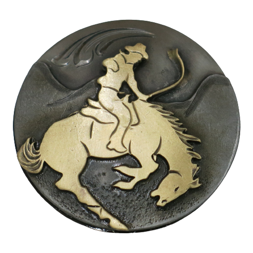 Angus Silversmiths Concho Set of 6 -AU63