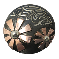 Angus Silversmiths Concho Set of 6 -AU77