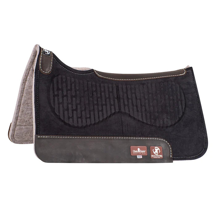 Zone Series Micro Suede Felt Bottom 31 X 32-Black - Irvine Tack &amp; Western Wear