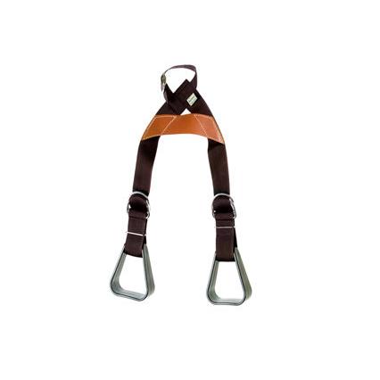 Aime Imports Kid's Saddle Buddy Stirrup - Brown