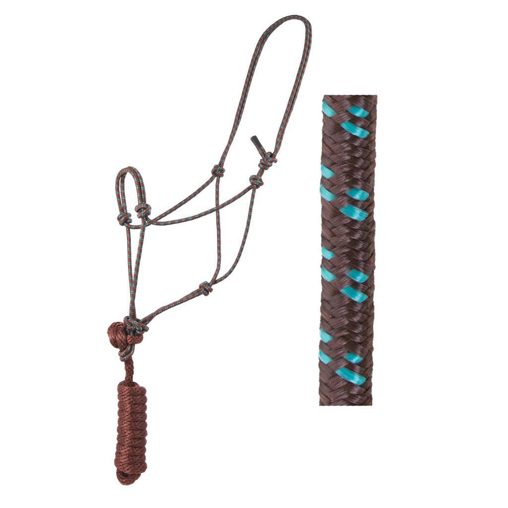 Aime Imports Knotted Rope Halter- Multiple Colours