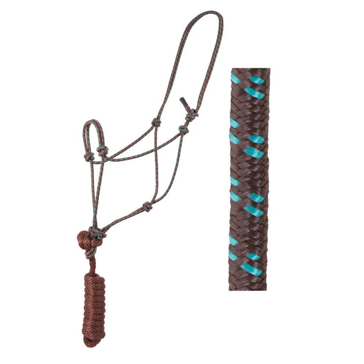 Aime Imports Knotted Rope Halter- Multiple Colours