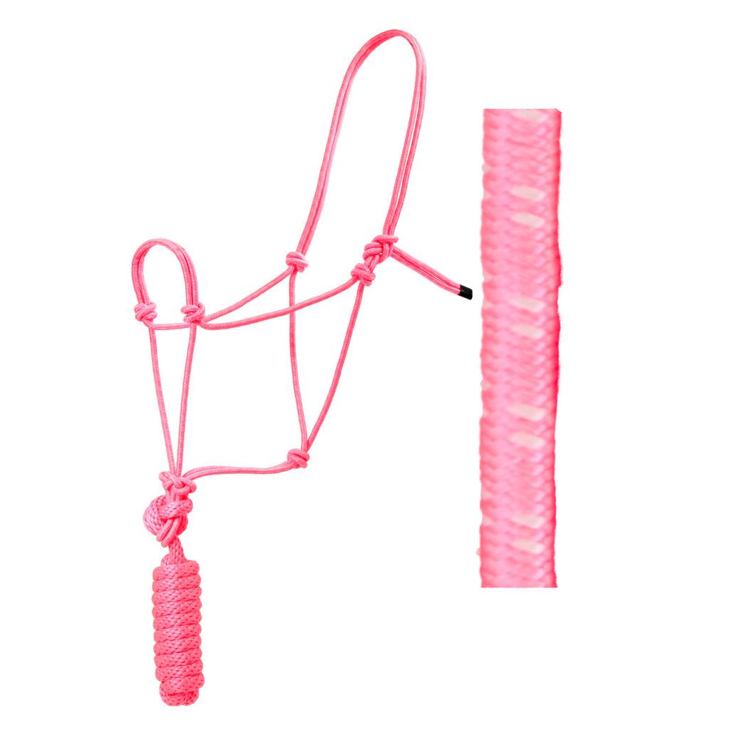 Aime Imports Knotted Rope Halter- Multiple Colours