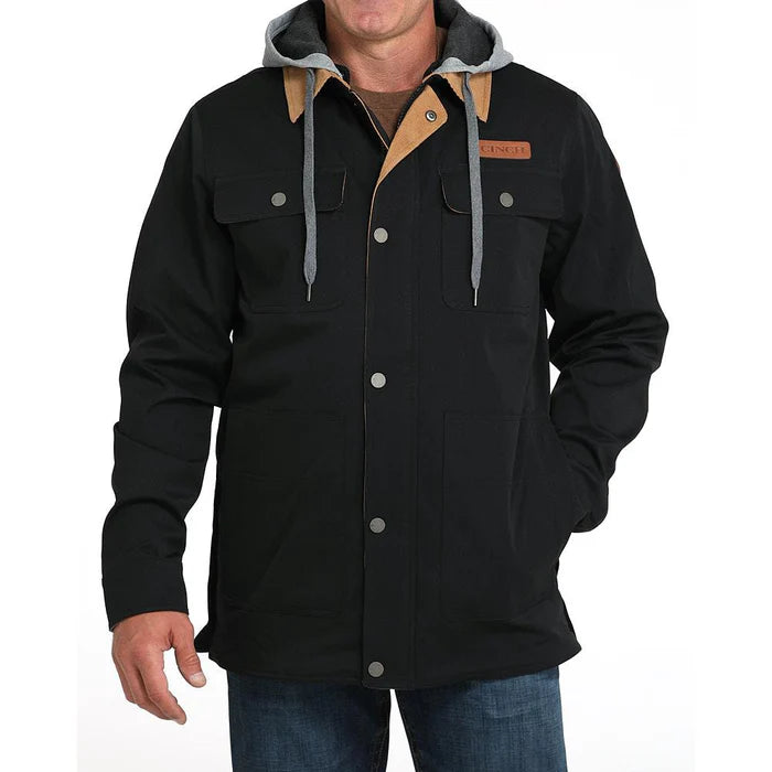 Cinch Men's Long Sleeve Barn Coat - Black