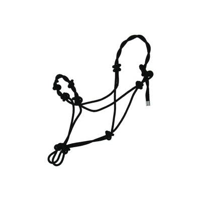 Aime Imports Twisted Rope Halter - Black