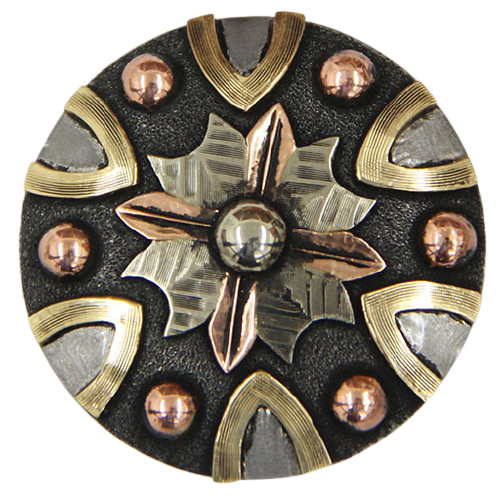 Angus Silversmiths Concho Set of 6-AC291