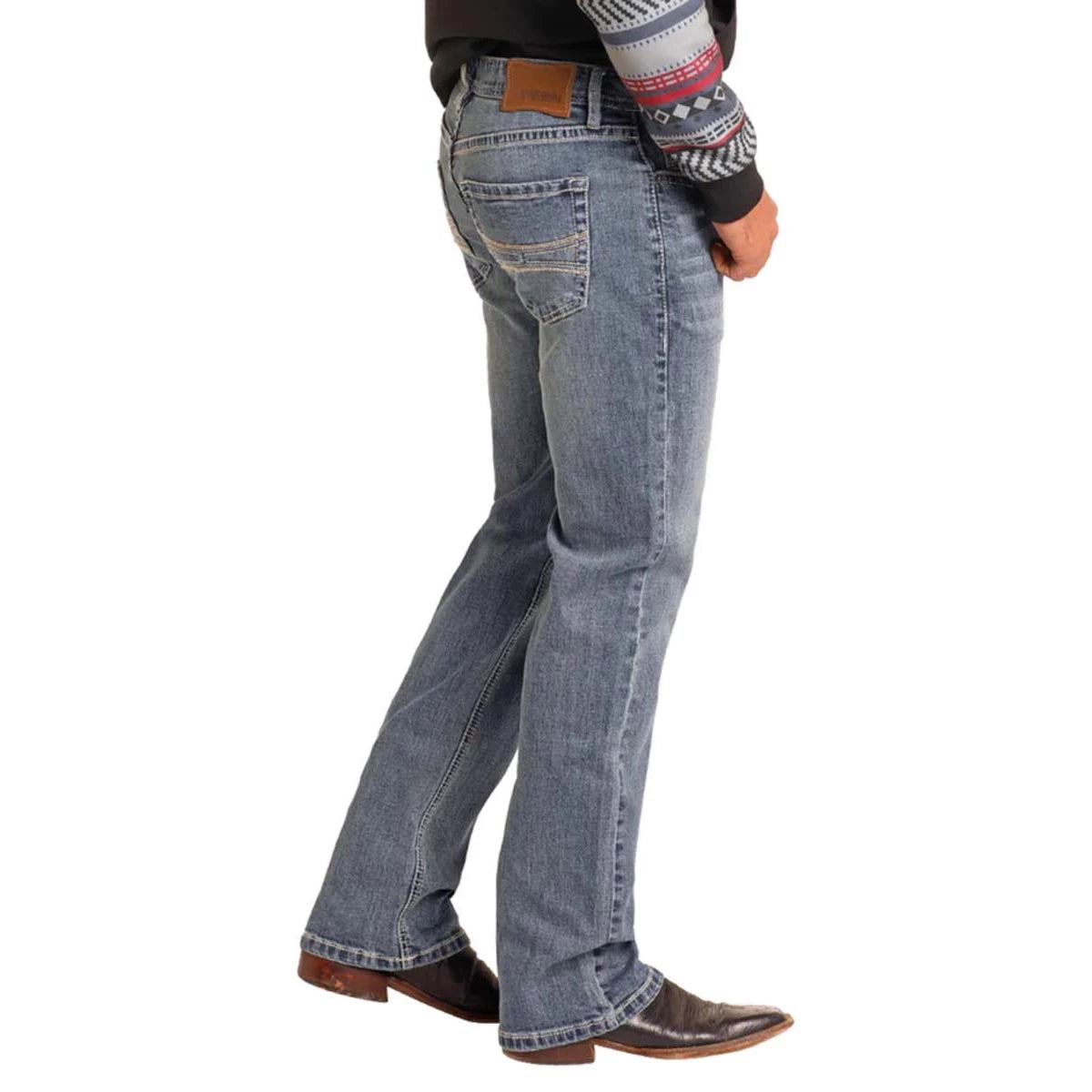 Hooey Men's Raised Denim Pistol - Medium Vintage