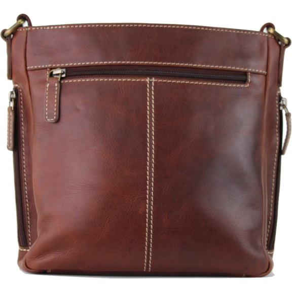 Rugged Earth Leather Concealed Weapons Bag