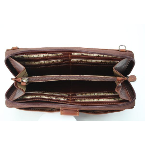 Rugged Earth Leather Organizer Purse - Irvine Tack & Western Wear