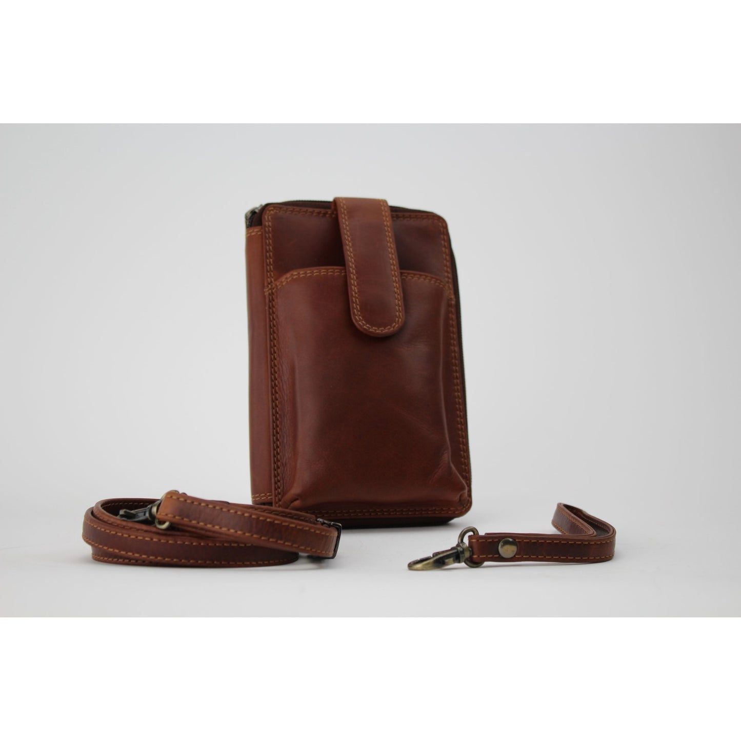Rugged Earth Upright Leather Organizer Purse