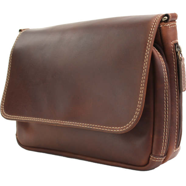 Rugged Earth Leather Concealed Weapons Bag