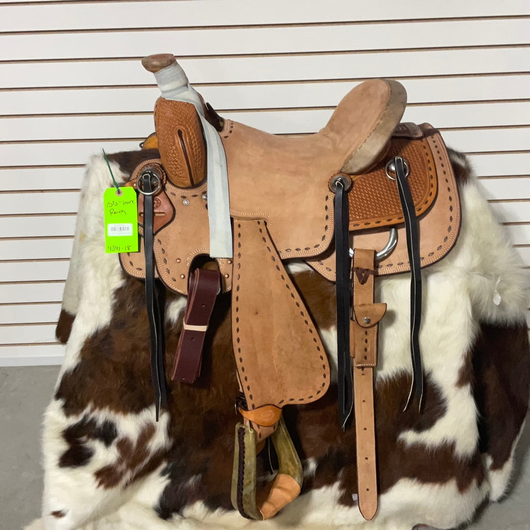 Irvine 15" Ranch Association Saddle--Special Order