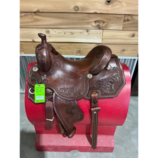Irvine Custom USA 15.5" Cowhorse Saddle