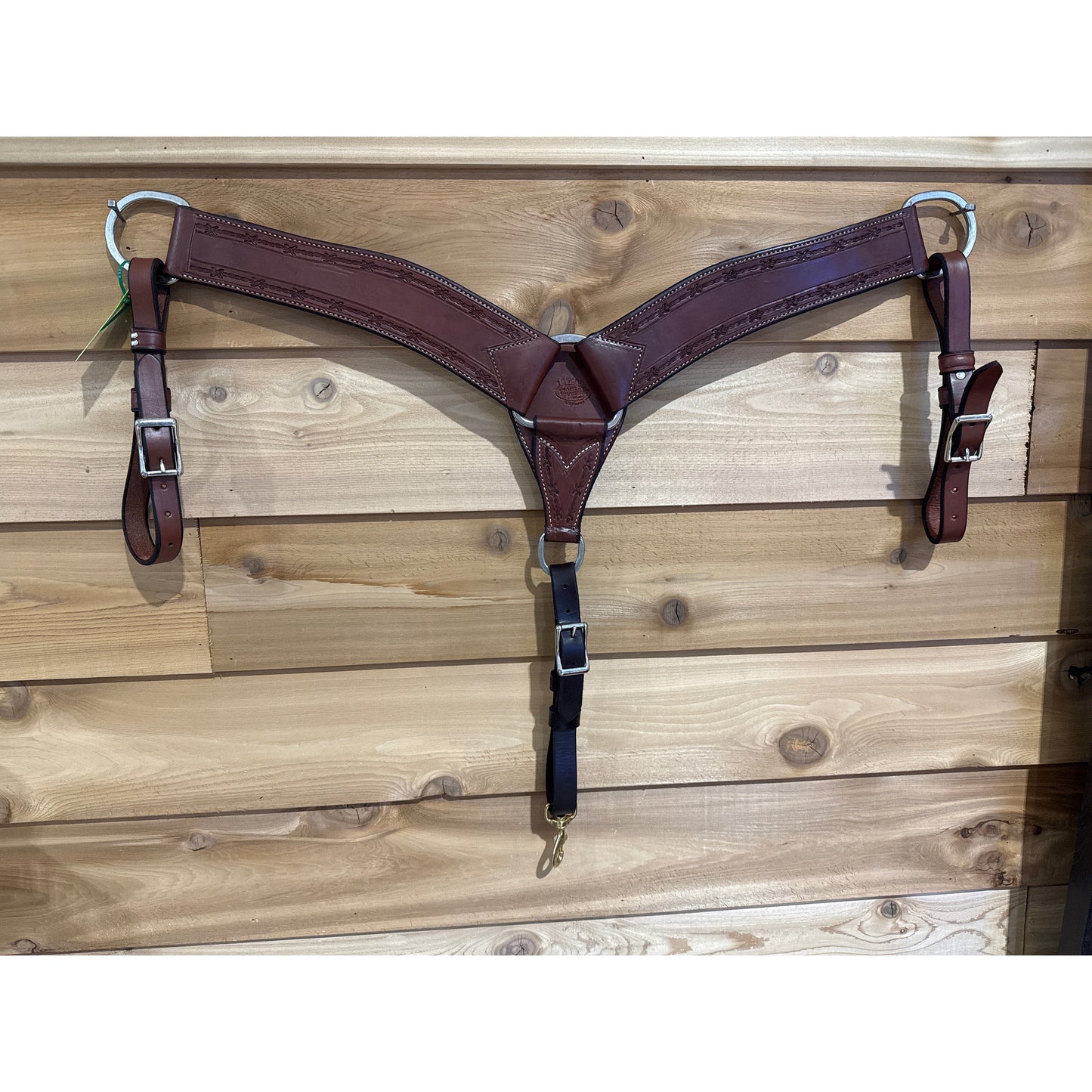 Irvine Breast Collar 2 3/4" Barbwire Border