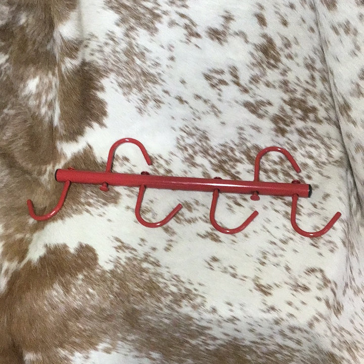 Irvine Steel Tack Rack - 6 Hooks - Irvine Tack &amp; Western Wear