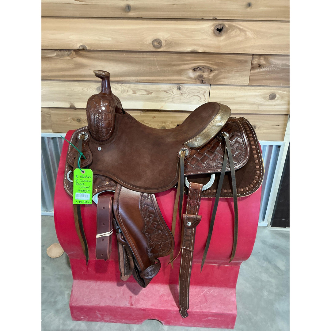 R. Ruelas Custom 16" Ranch Cutter - Irvine Tack &amp; Western Wear