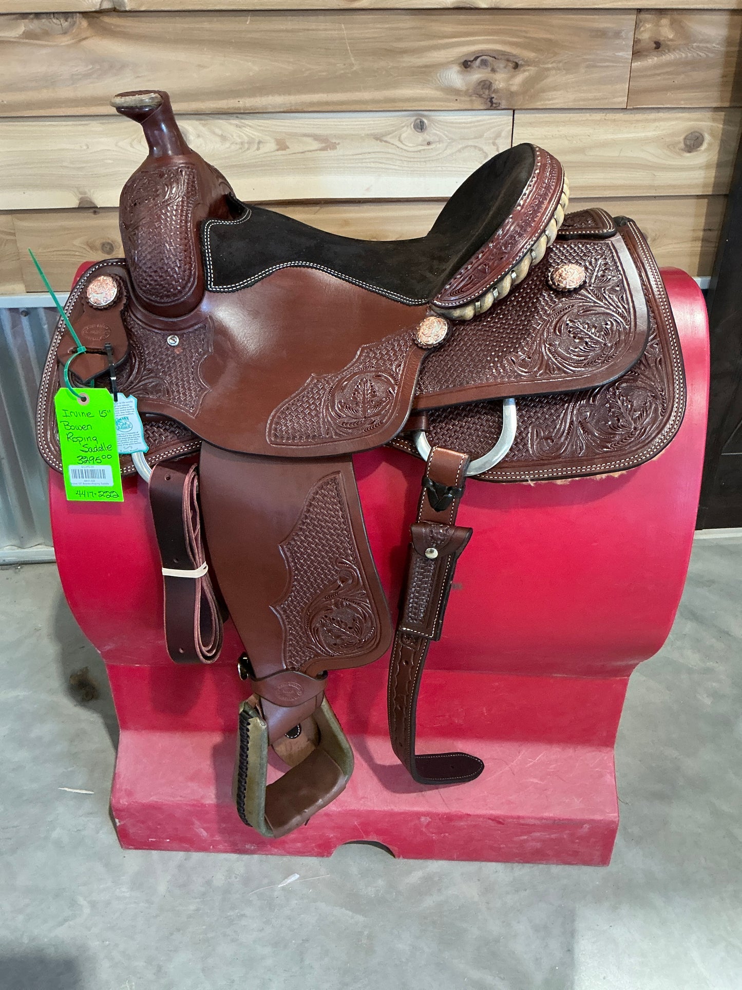 Irvine 15" Bowen Roping Saddle