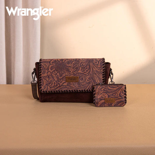 Wrangler Vintage Floral Printed Cross Body Bag