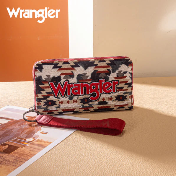 Wrangler Aztec Print Wallet- Multiple Colours