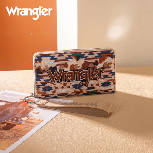 Wrangler Aztec Print Wallet- Multiple Colours