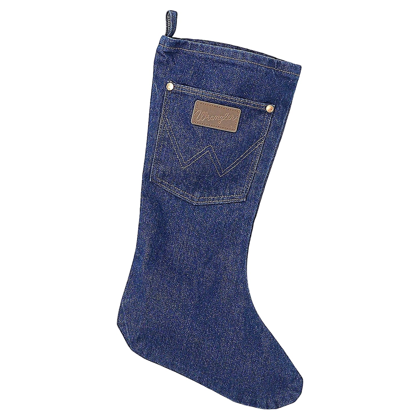 Wrangler Sherpa Denim Christmas Stocking - Prewashed