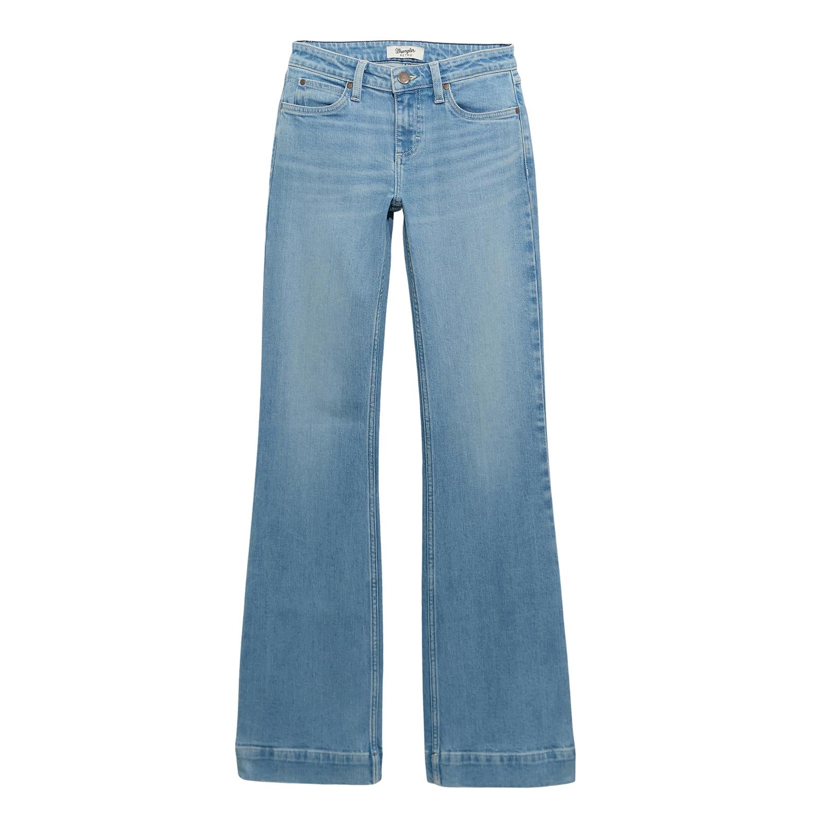 Wrangler Women's Mid Rise Retro Mae Trouser Jean- Bridget - Irvine Tack & Western Wear