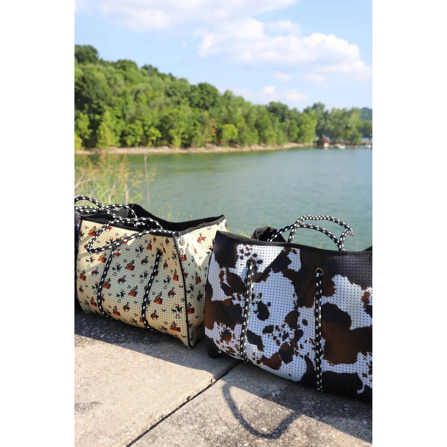 The Front Porch Label Large Tote Bag- Multiple Colours