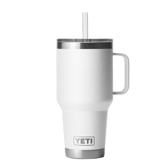 Yeti Rambler 1L Straw Mug - White
