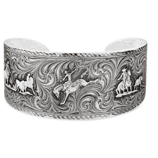Montana Silversmith  Multi Figure Silver Cuff