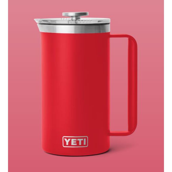 Yeti Rambler 1 Litre French Press - Rescue Red