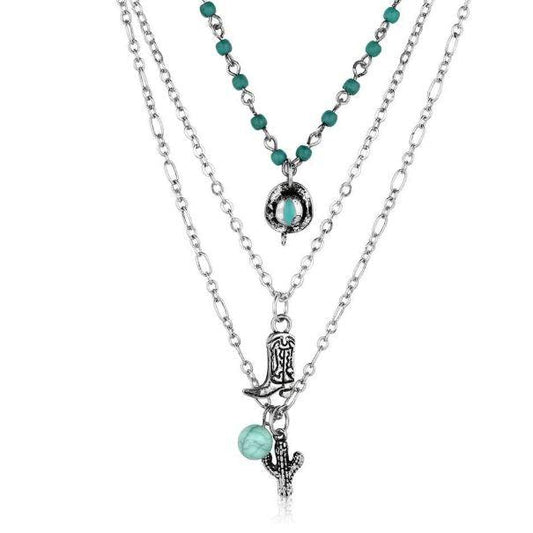 Montana Silversmiths Layers of the West Necklace - Irvine Tack & Western Wear