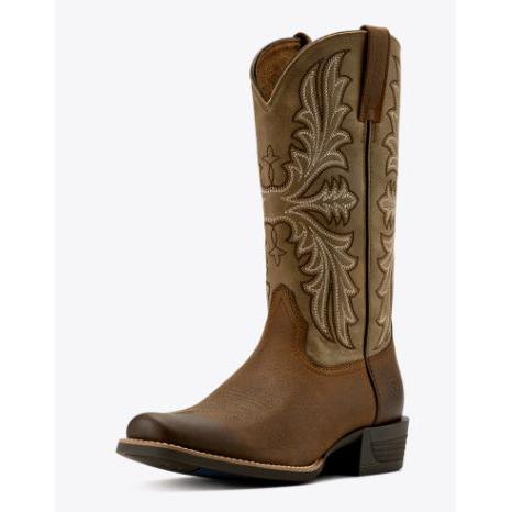 Ariat Men's Hustler Cowboy Boot- Earth