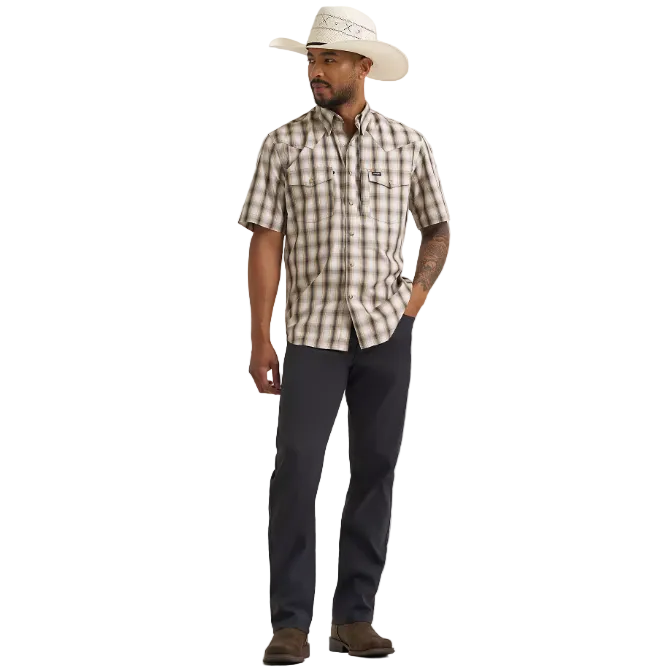 Wrangler All Terrain Gear Men's Straight Leg Performance Jean - Black