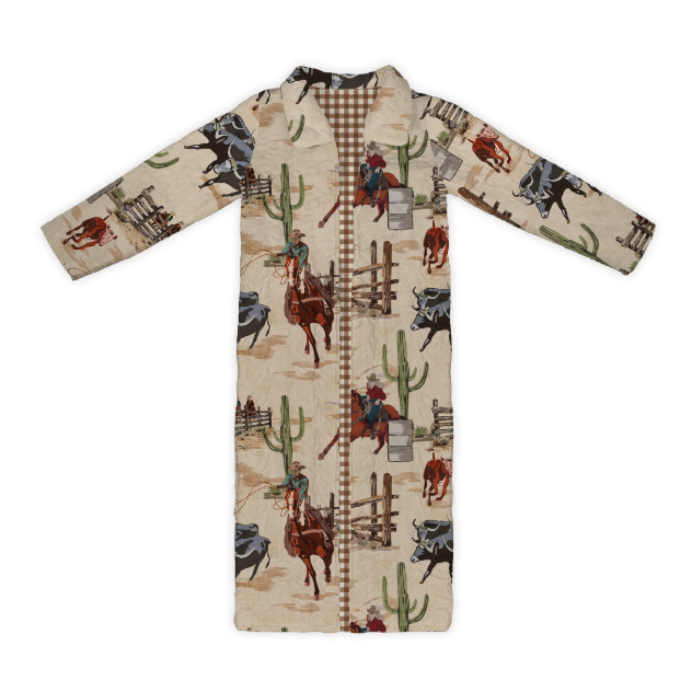 Ida Mae Women's Blaze Quilted Maxi Coat