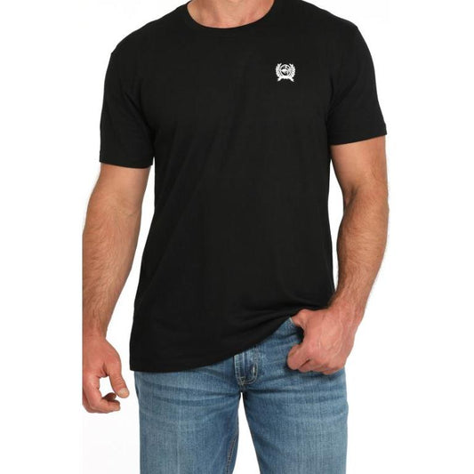 Cinch Men's Short Sleeve Tee Shirt -Black