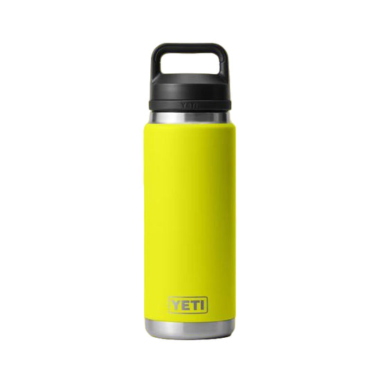 Yeti Rambler 769ml Water Bottle w/Chug Cap -Firefly Yellow